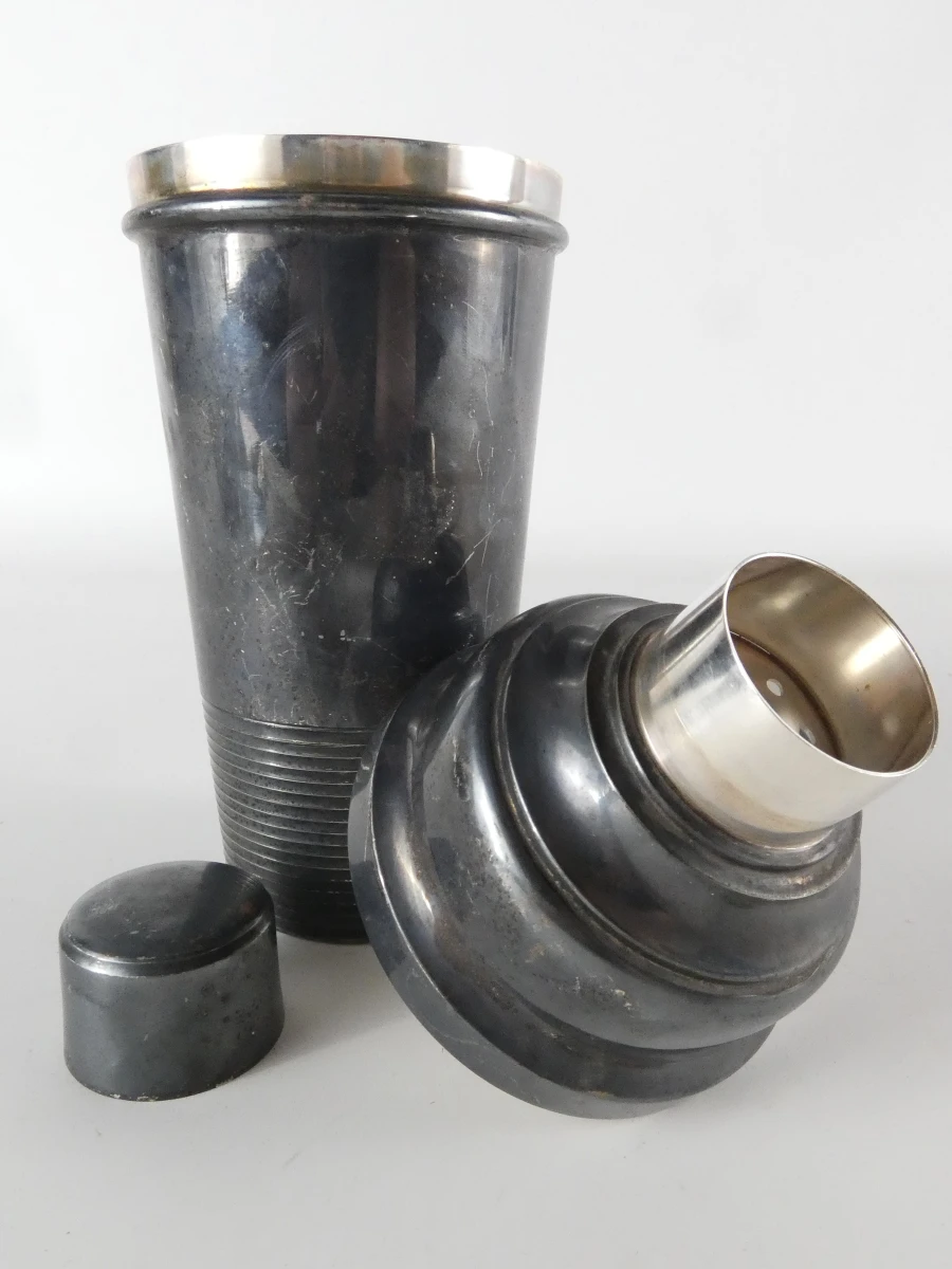 Set verzilverde vintage decoratieve voorwerpen(12 stuks-1855 gr.) - foto 17