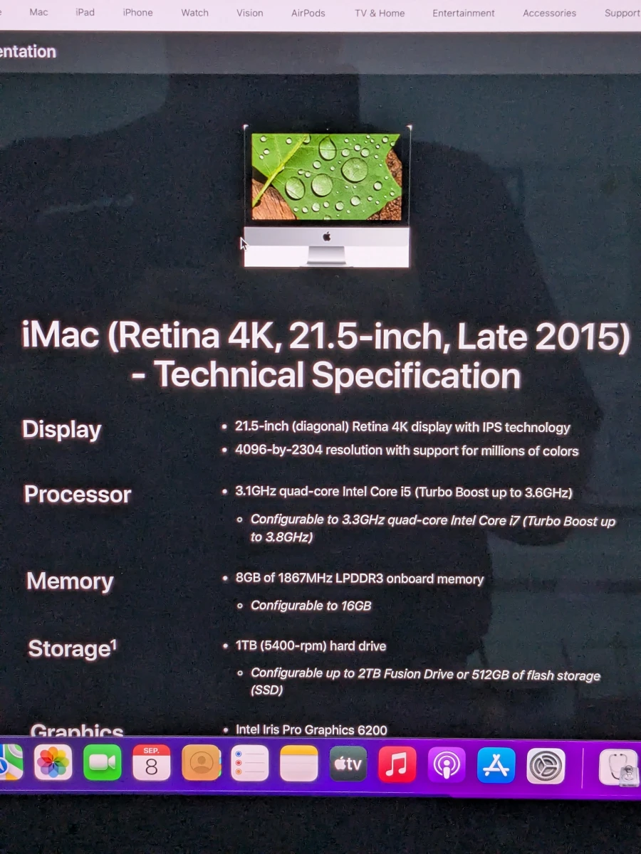 Apple iMac Retina 4K 21,5 inch (Late 2015) met toetsenbord en muis - foto 6