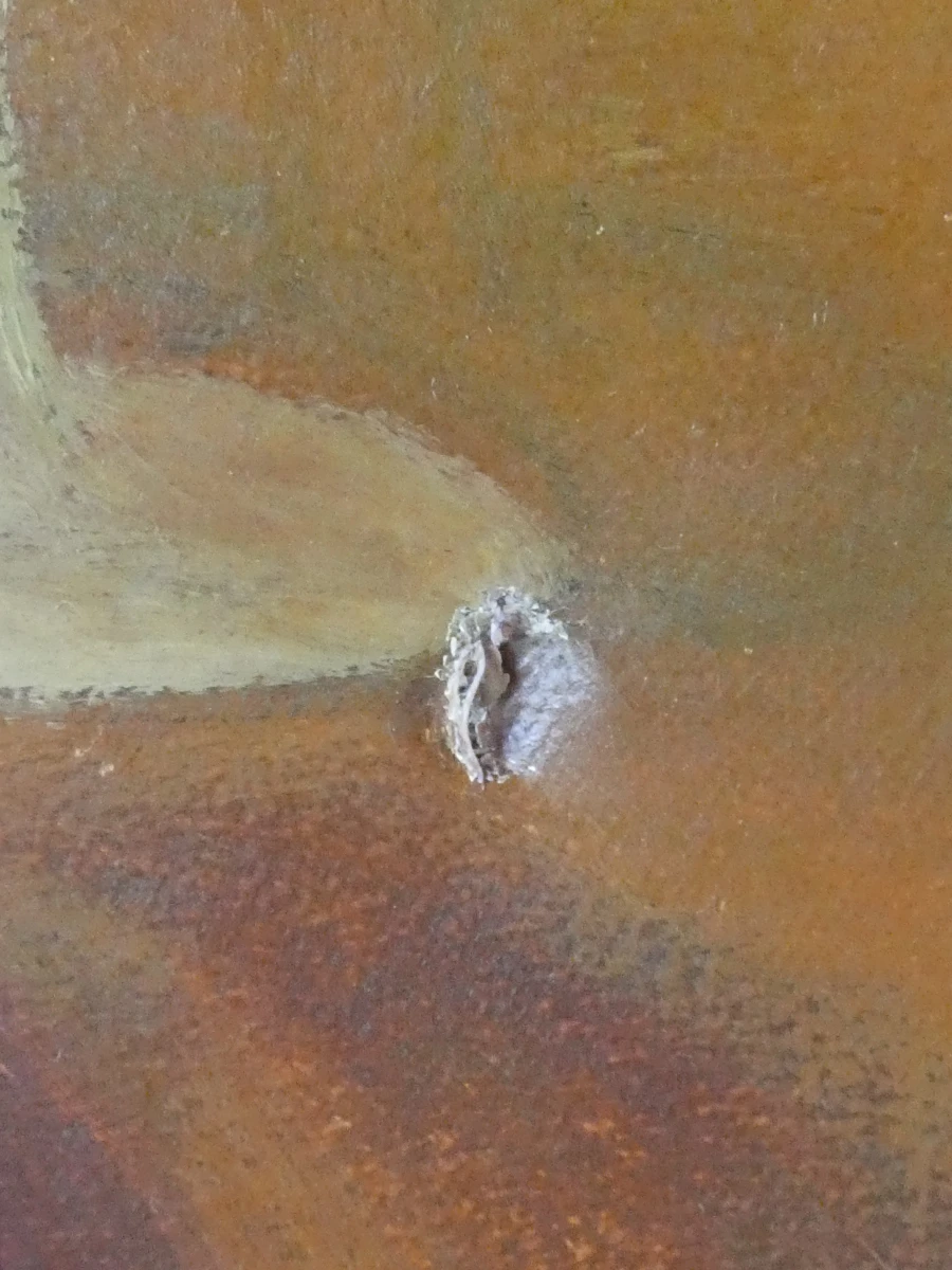 Vintage olieverf op doek schilderij - klassiek stilleven - foto 3