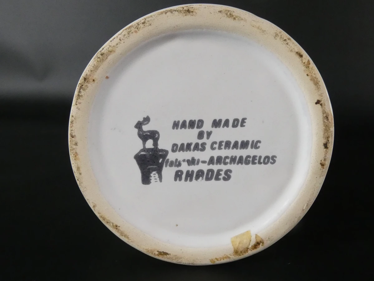 Griekse Keramische Vaas – Dakas Ceramic, Rhodos - foto 6
