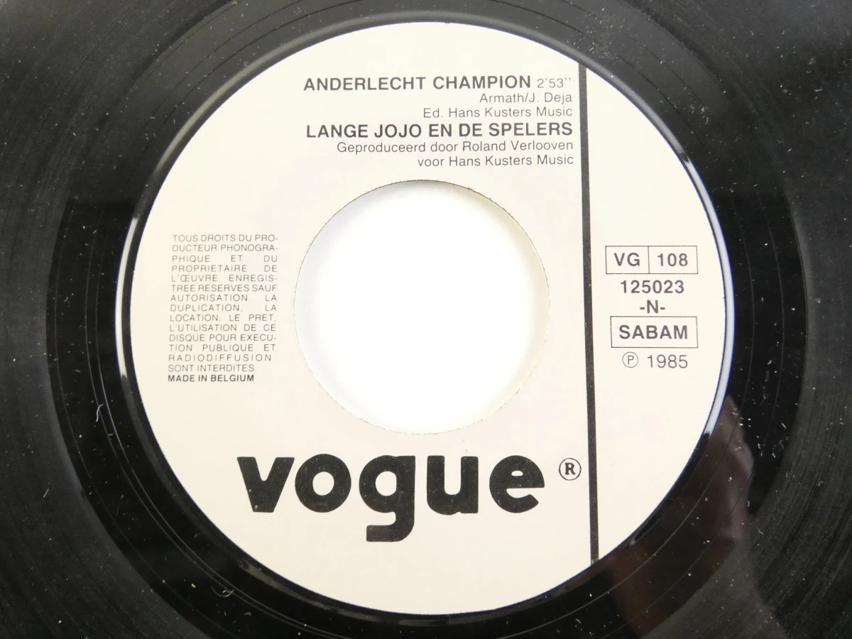 R.S.C. Anderlecht vinylplaat met poster en singles - foto 11