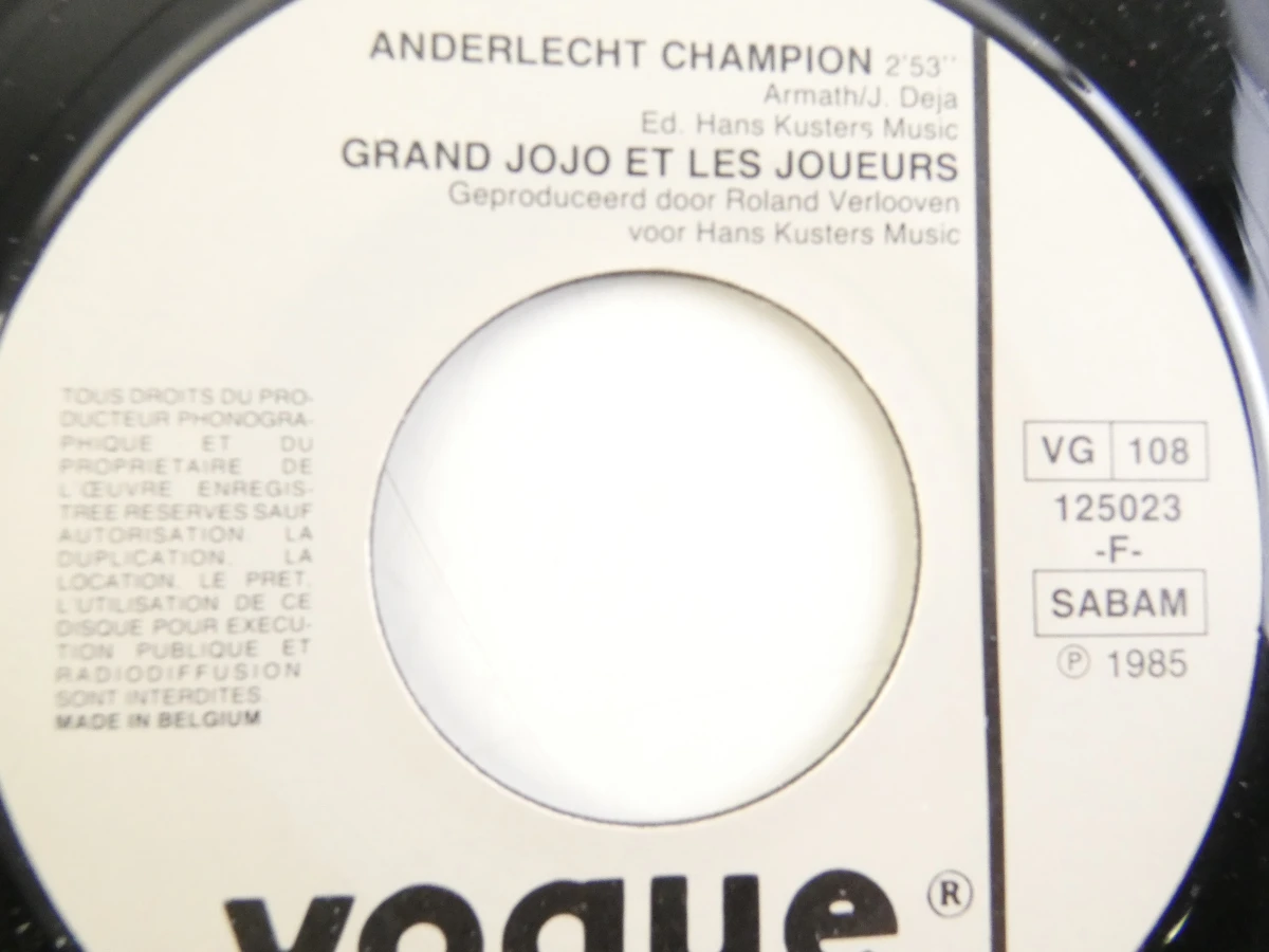 R.S.C. Anderlecht vinylplaat met poster en singles - foto 12