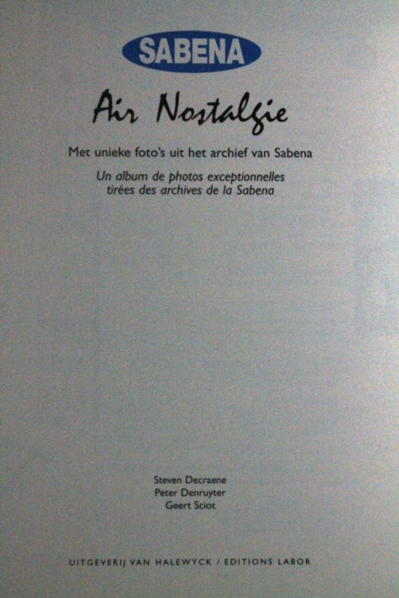Boek: Sabena Air Nostalgie - foto 6