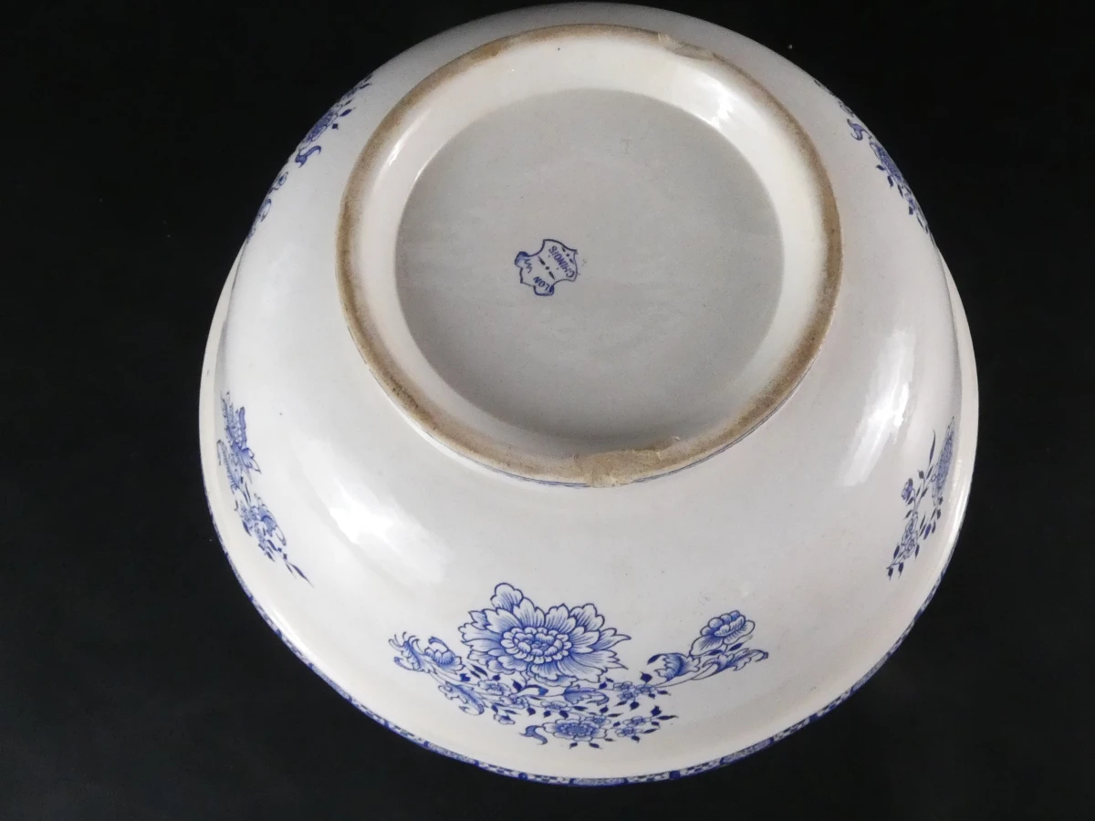Vintage Frans aardewerk serviesonderdelen - Longwy “Chinois” - foto 13