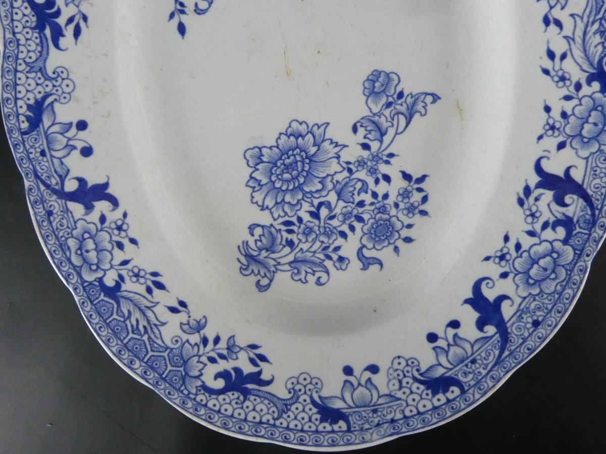 Vintage Frans aardewerk serviesonderdelen - Longwy “Chinois” - foto 19