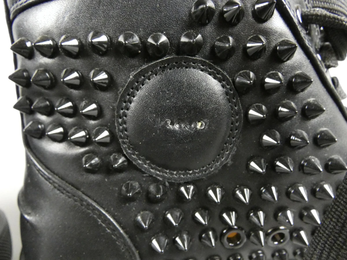Zwarte hoge sneakers met spikes Christian Louboutin - foto 5