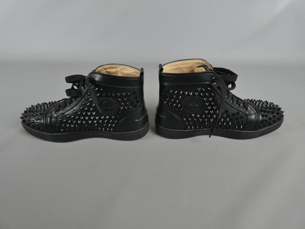Zwarte hoge sneakers met spikes Christian Louboutin - foto 3