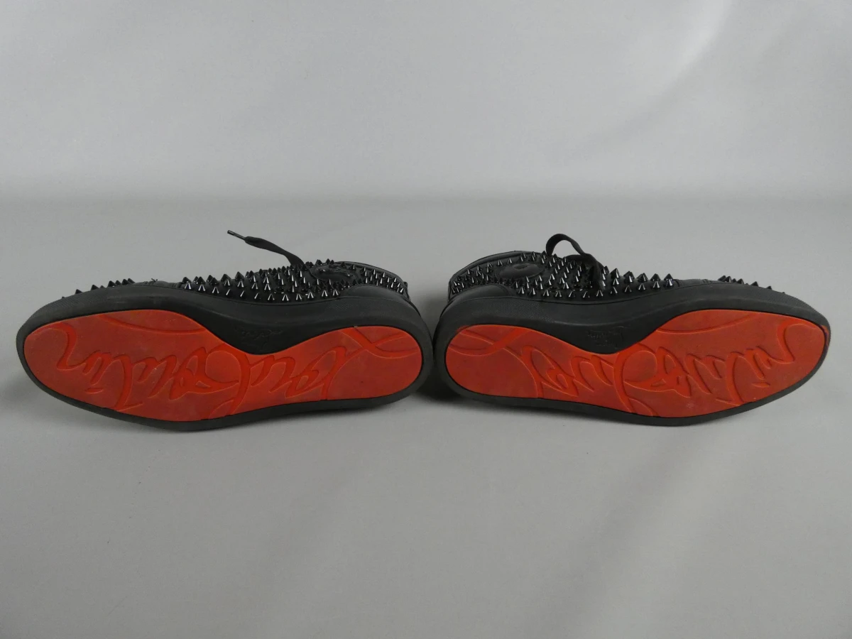 Zwarte hoge sneakers met spikes Christian Louboutin - foto 6