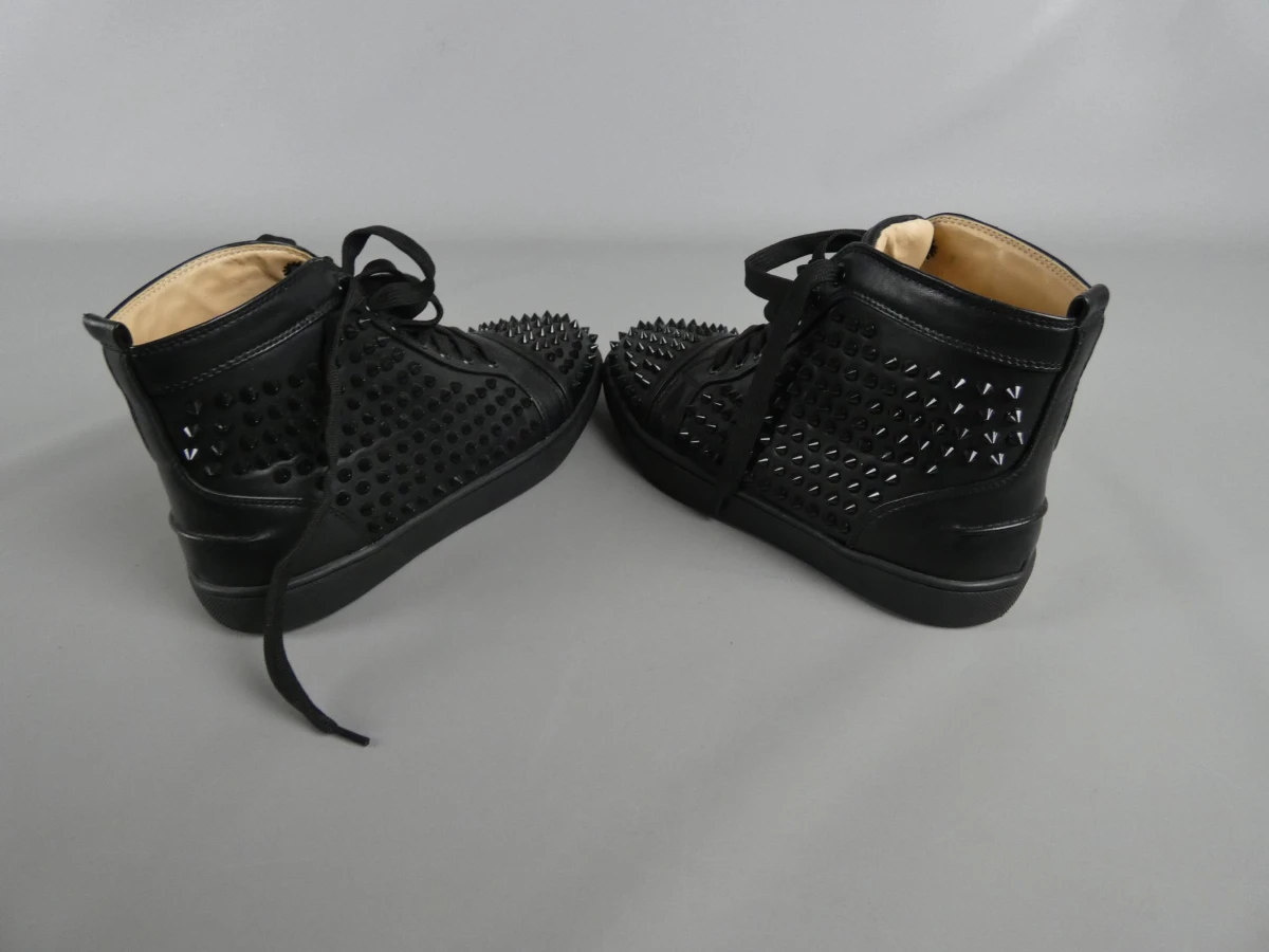 Zwarte hoge sneakers met spikes Christian Louboutin - foto 9