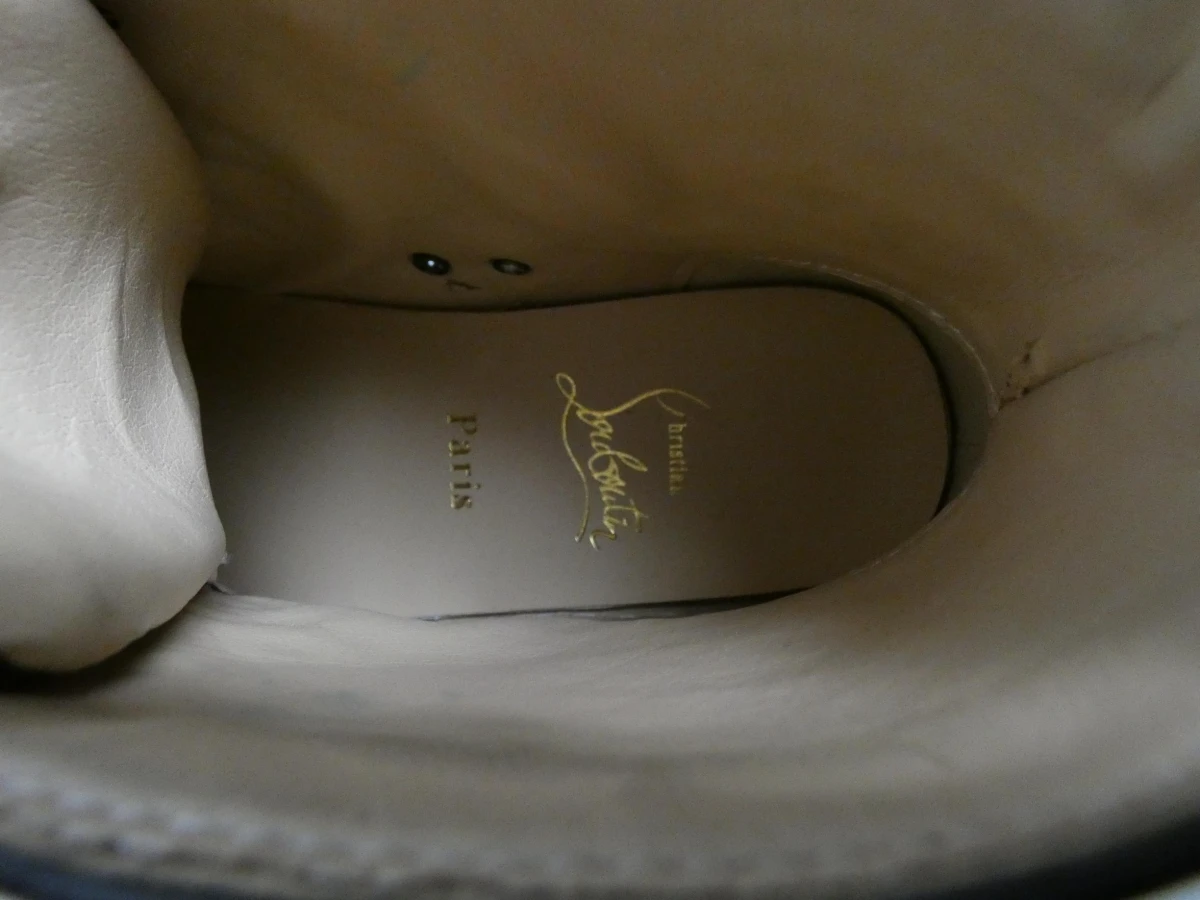 Zwarte hoge sneakers met spikes Christian Louboutin - foto 8
