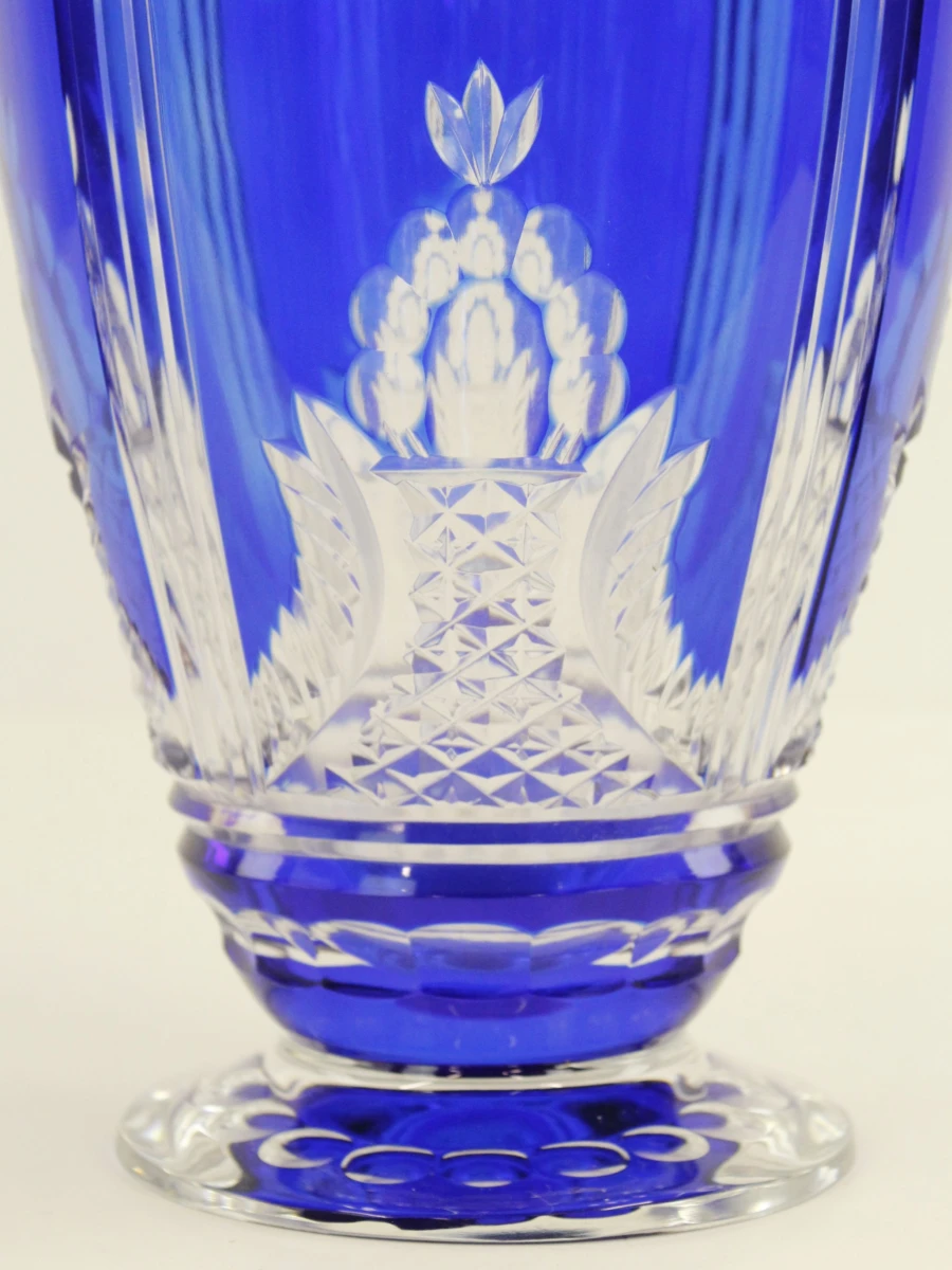 Joseph Simon voor Val Saint Lambert – grote Art Deco vaas ‘ADP9’, 1925 - foto 2