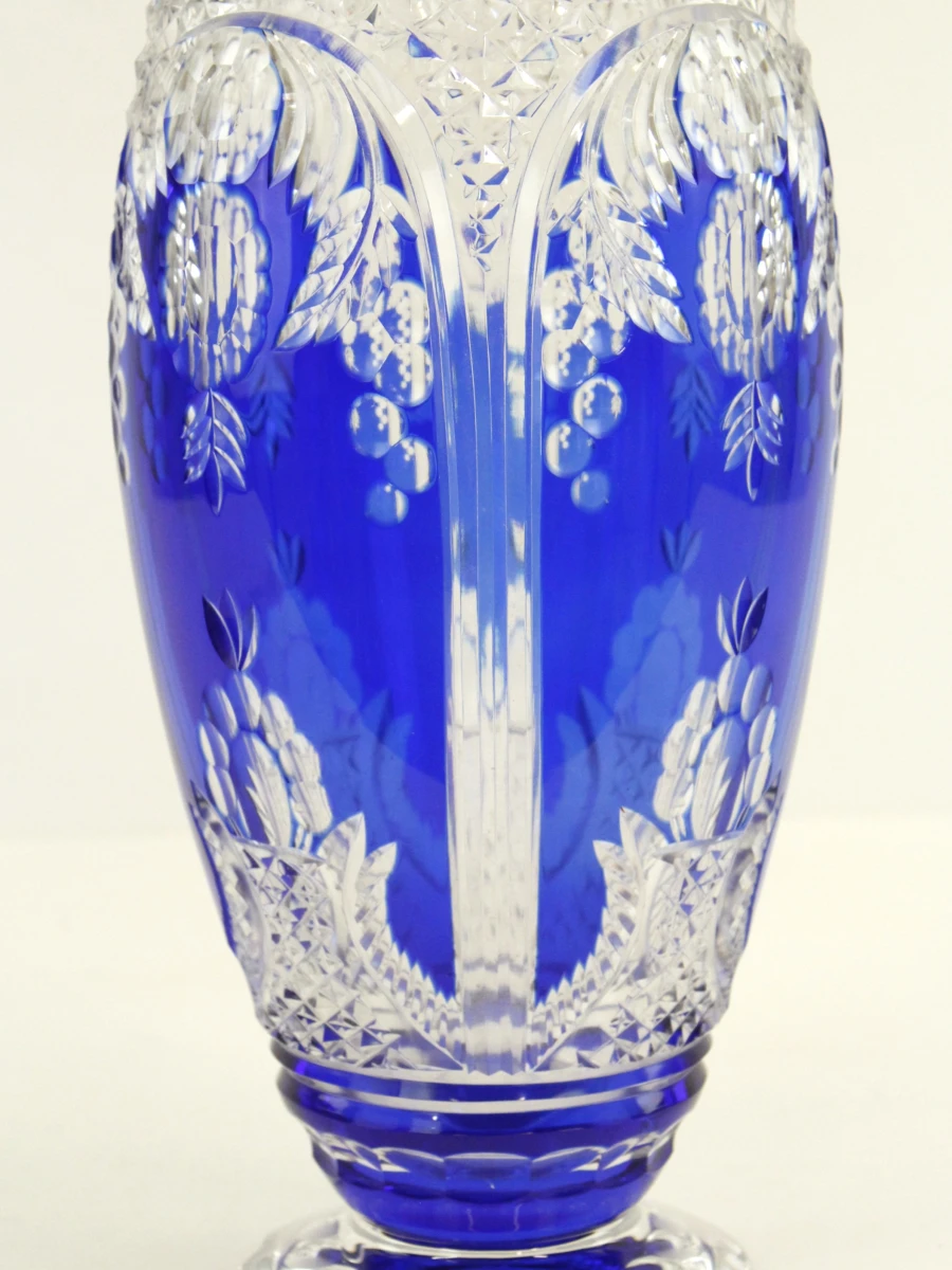 Joseph Simon voor Val Saint Lambert – grote Art Deco vaas ‘ADP9’, 1925 - foto 11