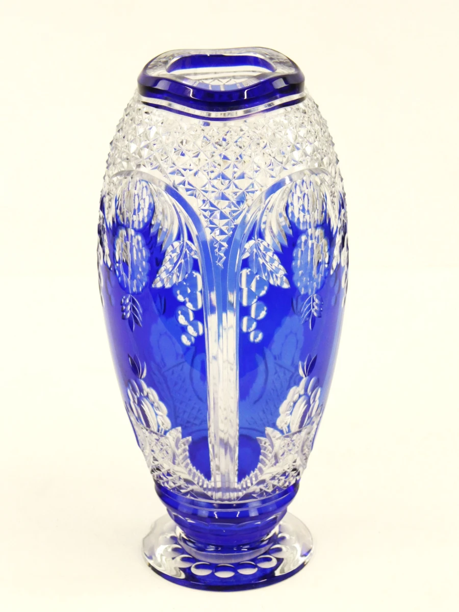 Joseph Simon voor Val Saint Lambert – grote Art Deco vaas ‘ADP9’, 1925 - foto 12