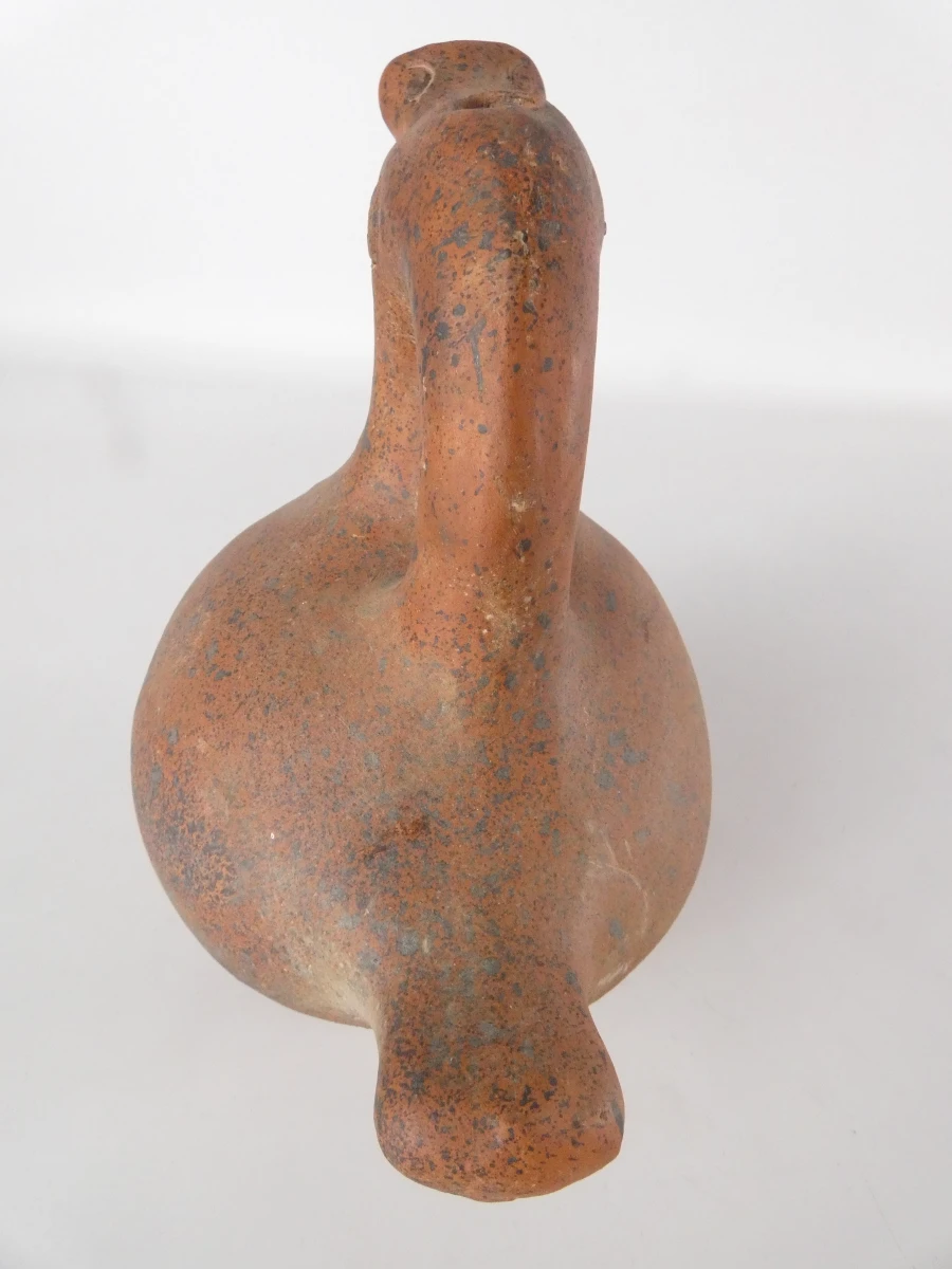 Decoratieve vintage keramische vogelkan uit Mexico - foto 3