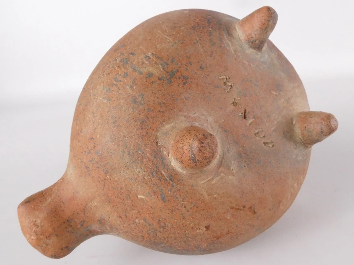 Decoratieve vintage keramische vogelkan uit Mexico - foto 7