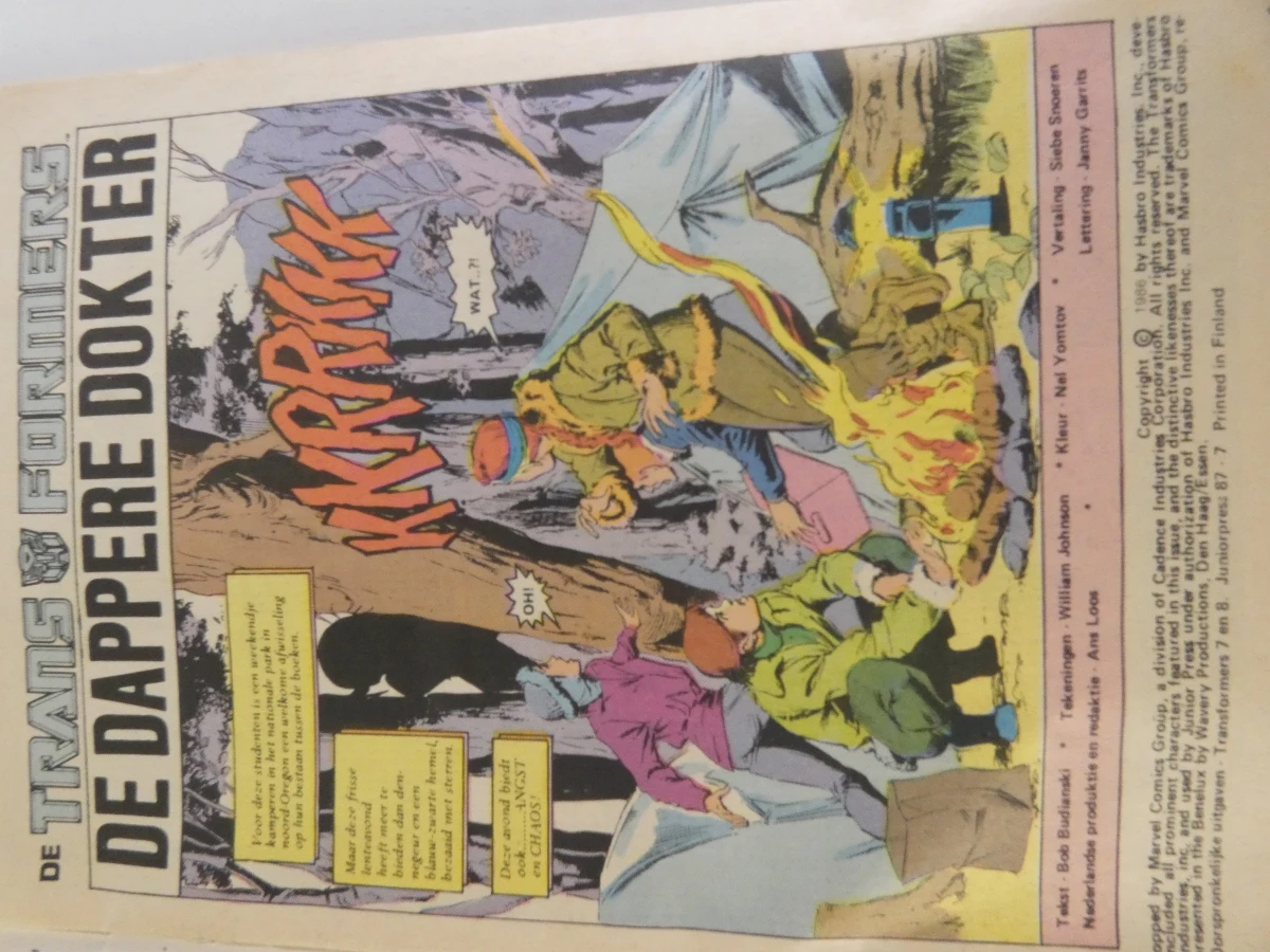 Transformers strip nr. 4 met 8 vintage voertuigen - foto 6