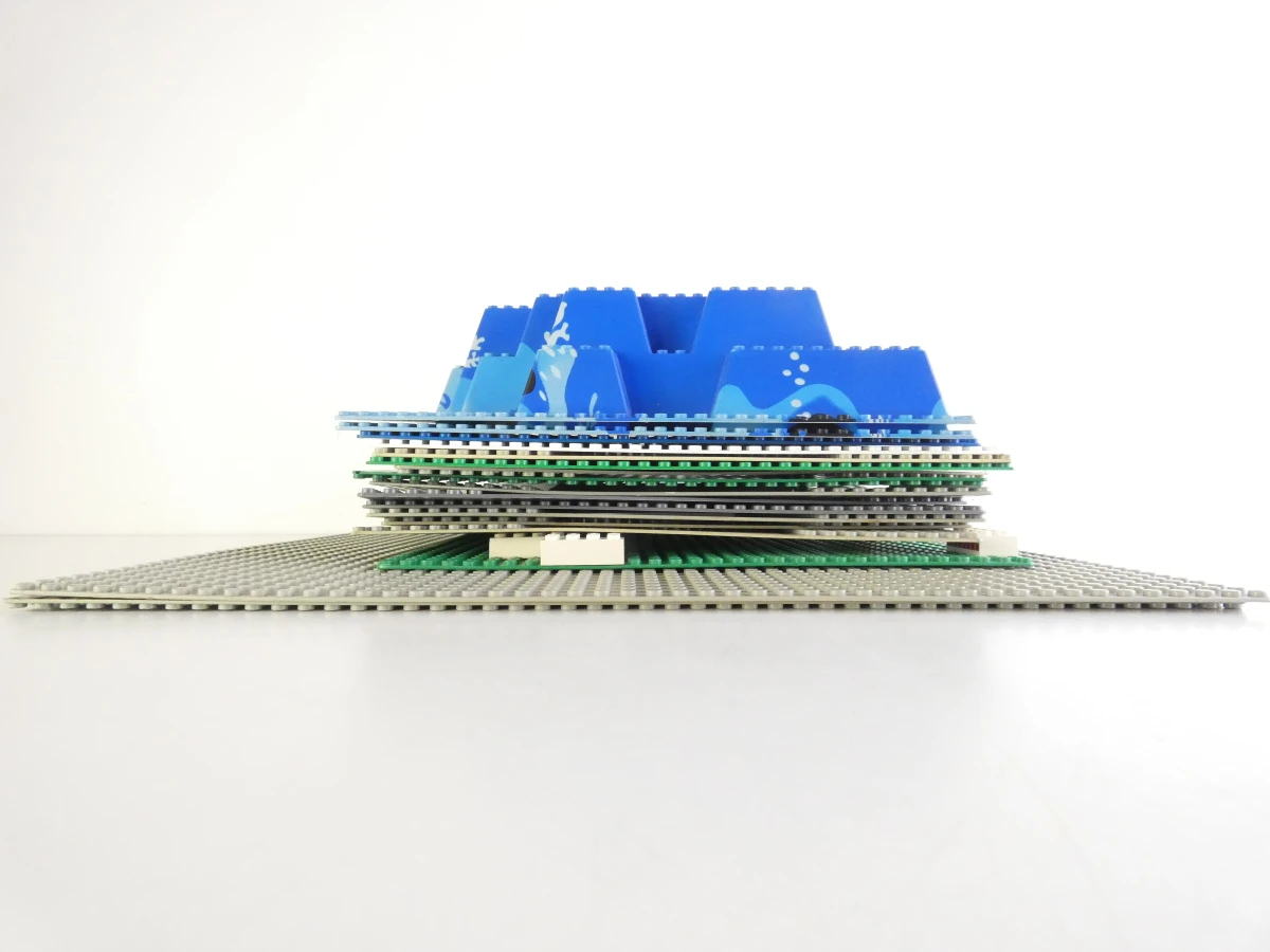 Set LEGO bouwplaten en landschapselementen - foto 2