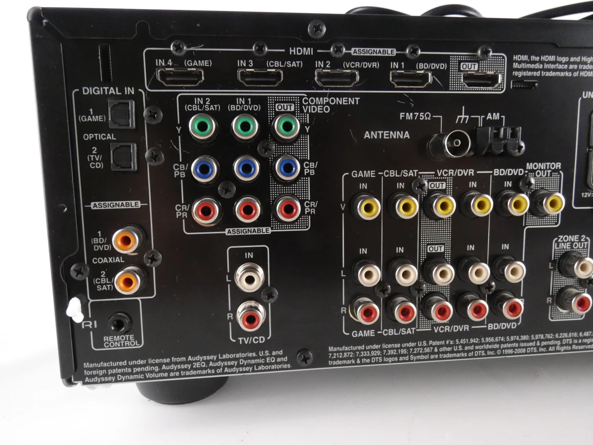 Zwarte Onkyo TX-SR508 7.1-kanaals AV-receiver met afstandsbediening - foto 8