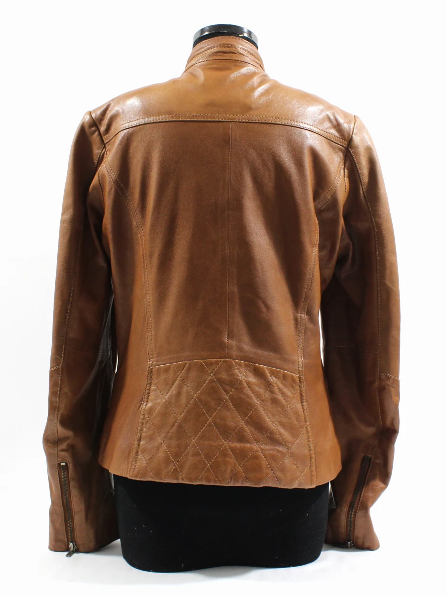 Saki Collection | Leather Biker Jacket [Maat 36] - foto 2