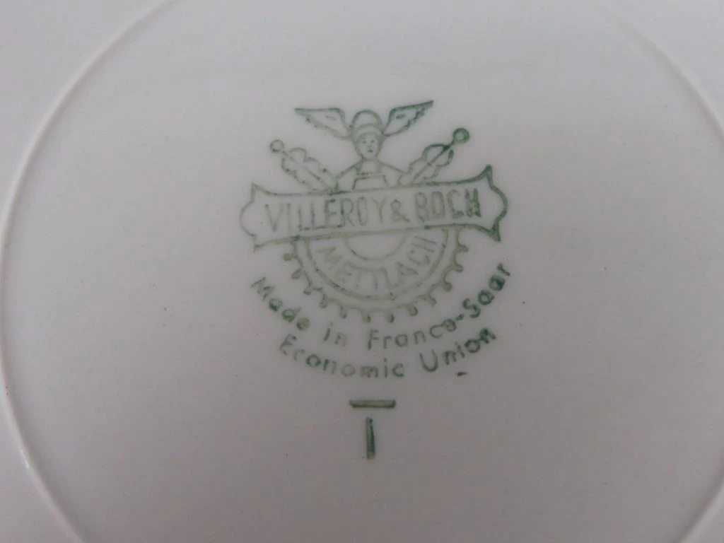 Vintage Villeroy & Boch taartplateau met schep - foto 3