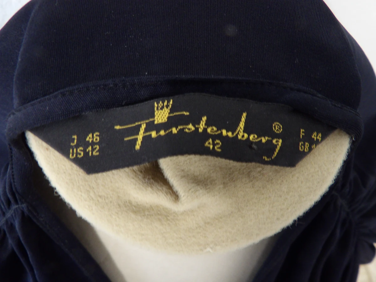 Fürstenberg marineblauwe maxi-jurk (maat 42) - foto 7