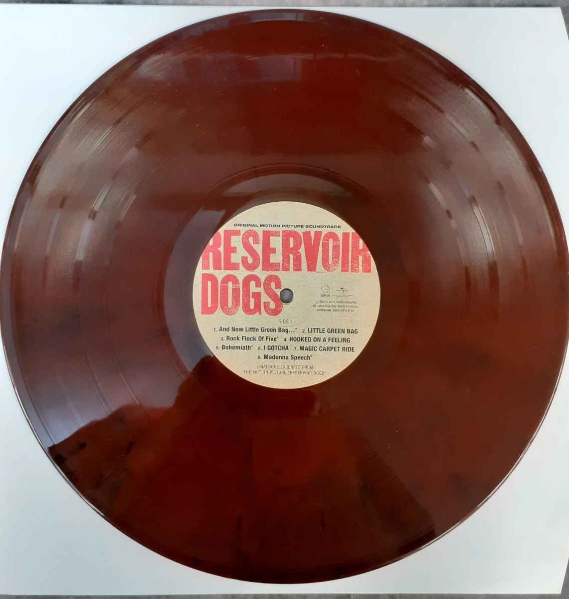 Vinyl: Reservoir Dogs OST (zeldzaam exemplaar op gekleurde vinyl) - foto 3