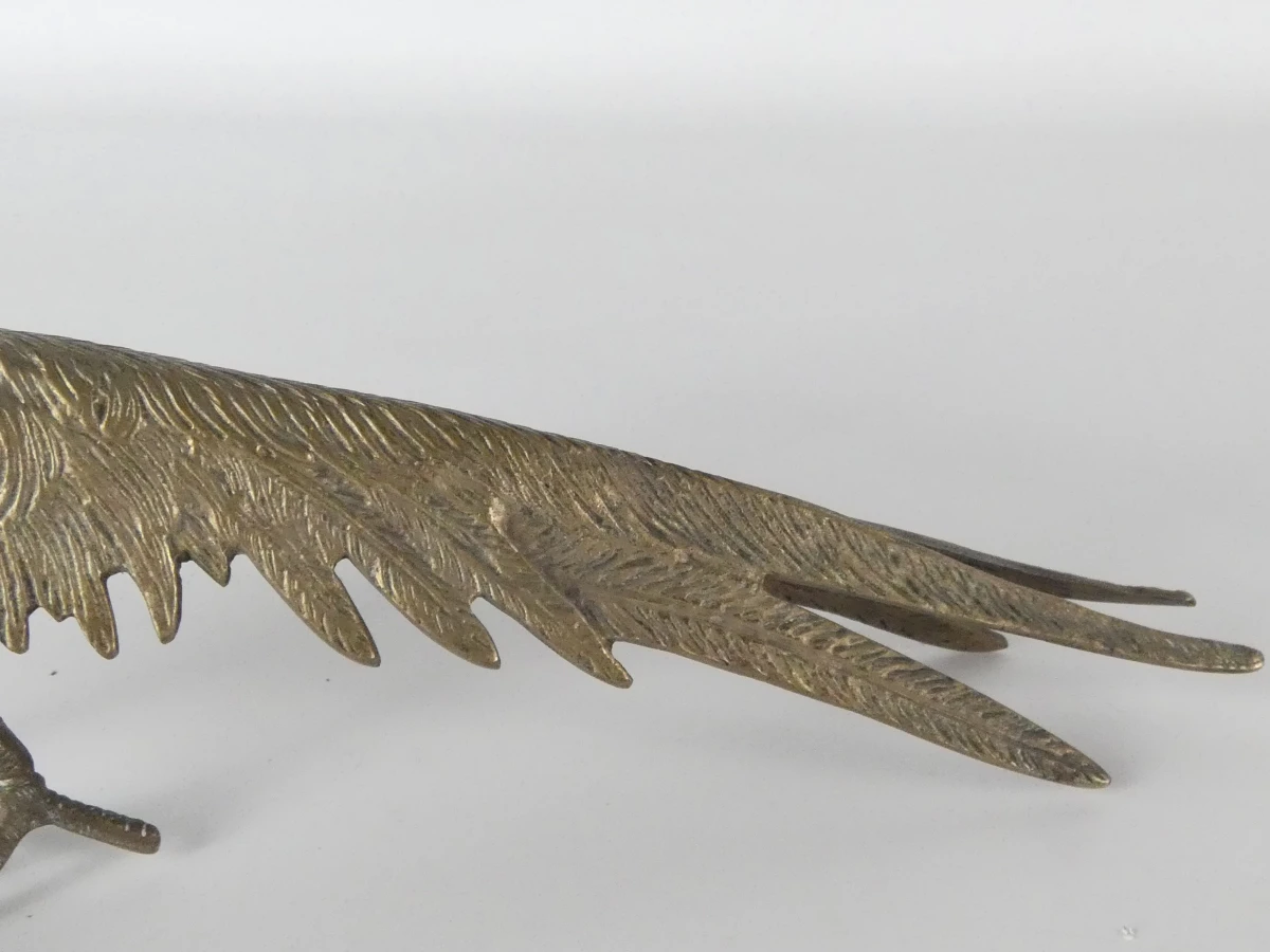 Set van 5 decoratieve metalen fazantenbeeldjes - foto 10