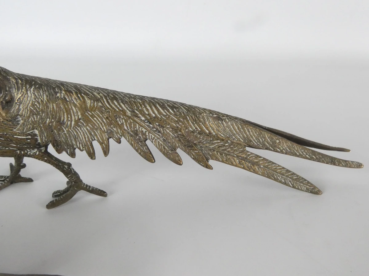 Set van 5 decoratieve metalen fazantenbeeldjes - foto 11