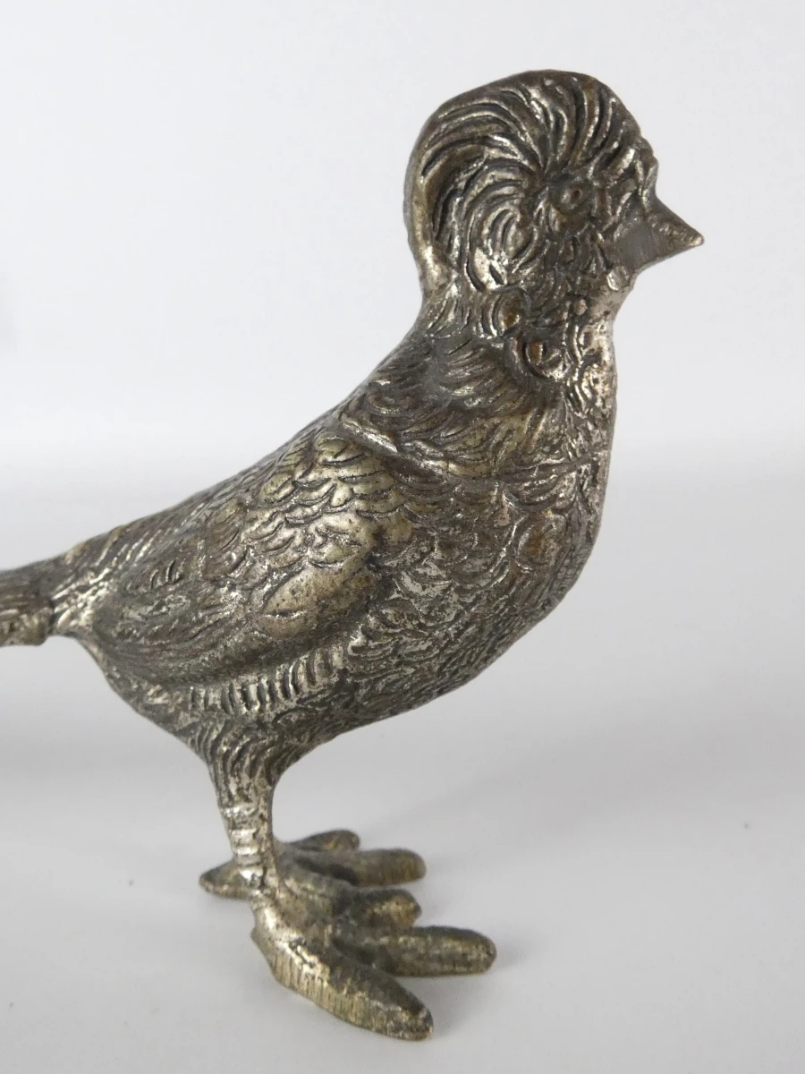 Set van 5 decoratieve metalen fazantenbeeldjes - foto 13