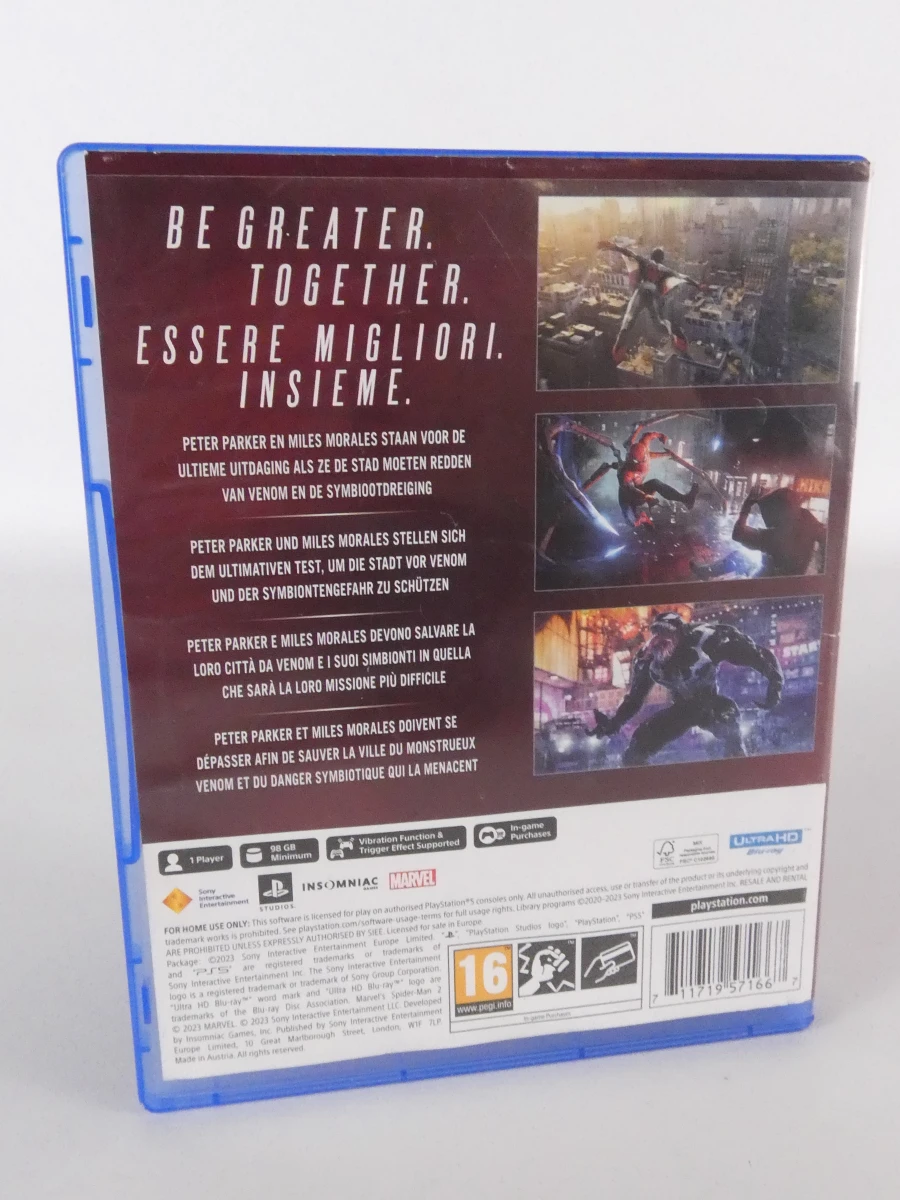 PS5 games Hot Wheels Unleashed en Marvel Spider-Man 2 – foto 9 – kavel bij De Kringwinkel, Heverlee