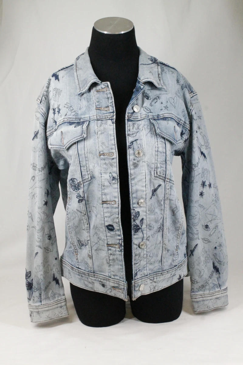 GUESS Doodle Art 90s Icon Denim Jacket - foto 2
