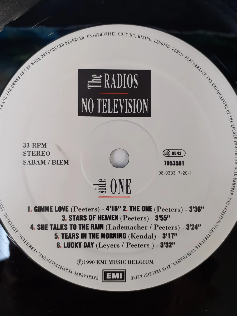 Vinyl: The Radios - No Television - foto 5