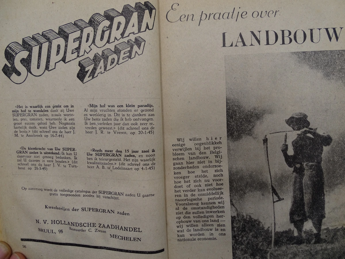 Snoeck's Groote Almanak 1946 vintage boek - foto 4