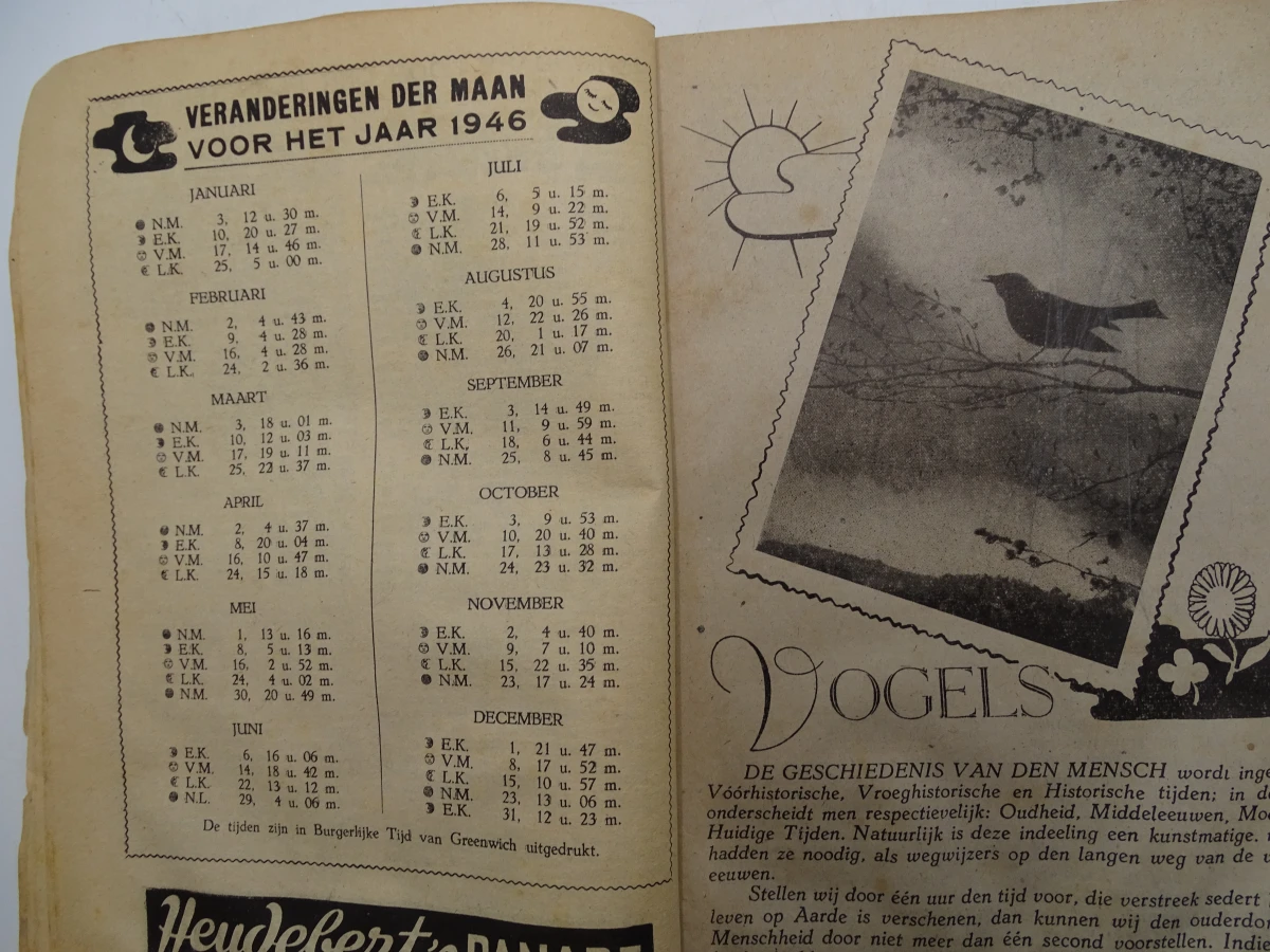 Snoeck's Groote Almanak 1946 vintage boek - foto 3