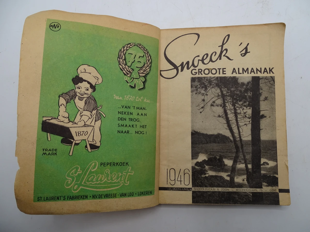 Snoeck's Groote Almanak 1946 vintage boek - foto 2