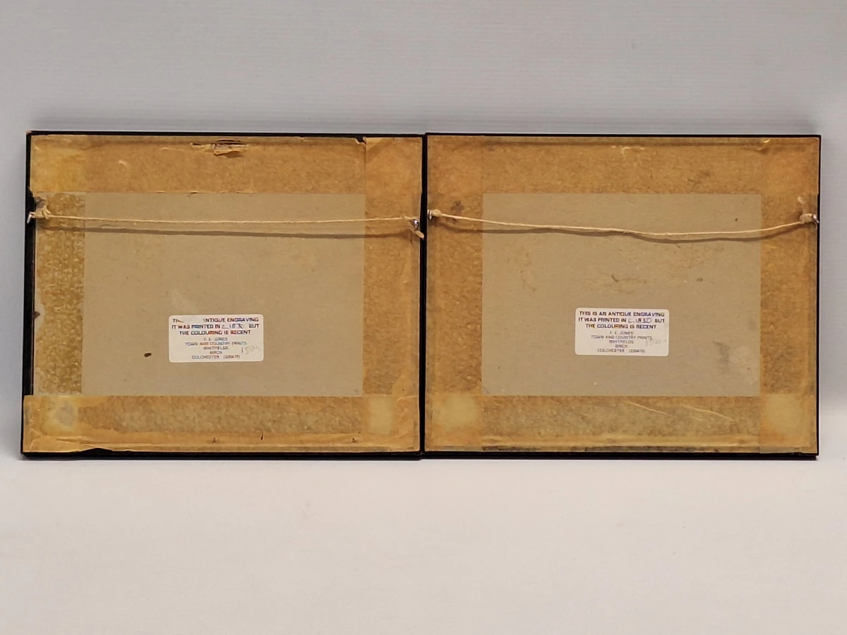 Twee antieke staalgravures van Brugge - handgekleurd, ca. 1830 - William Henry Bartlett - foto 23