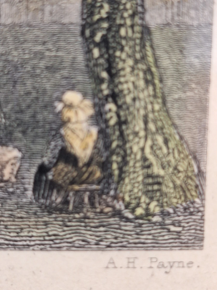 Twee antieke staalgravures van Brugge - handgekleurd, ca. 1830 - William Henry Bartlett - foto 7
