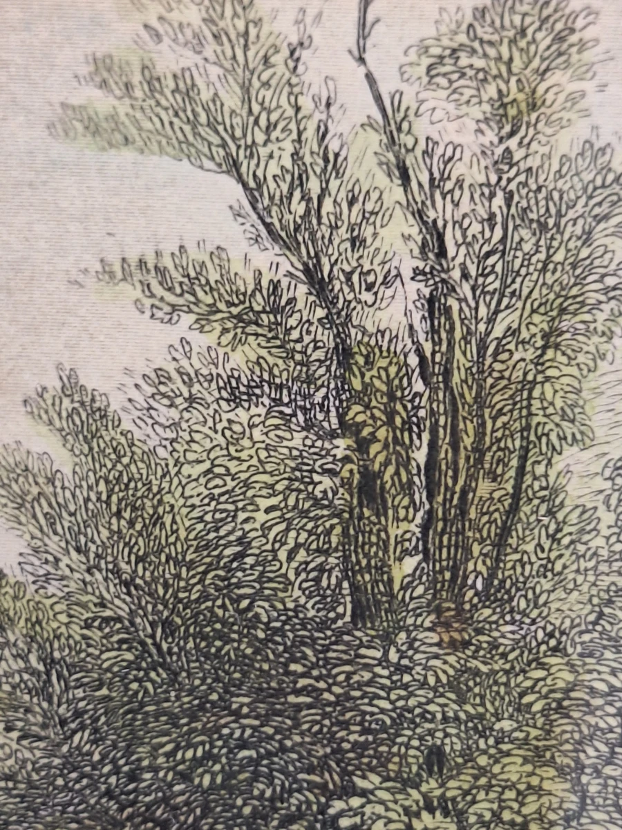 Twee antieke staalgravures van Brugge - handgekleurd, ca. 1830 - William Henry Bartlett - foto 10