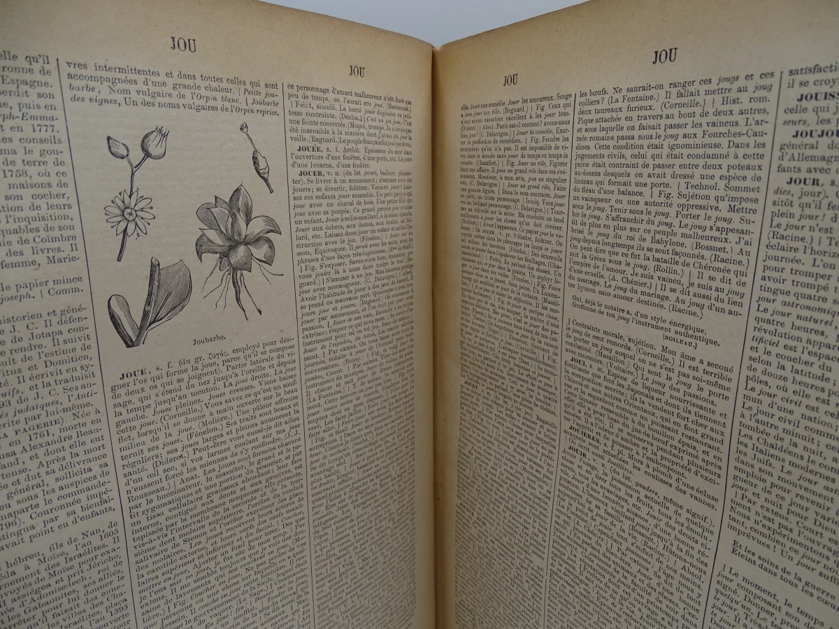 Oude set woordenboeken Dictionnaire Universel Maurice Lachat - foto 6