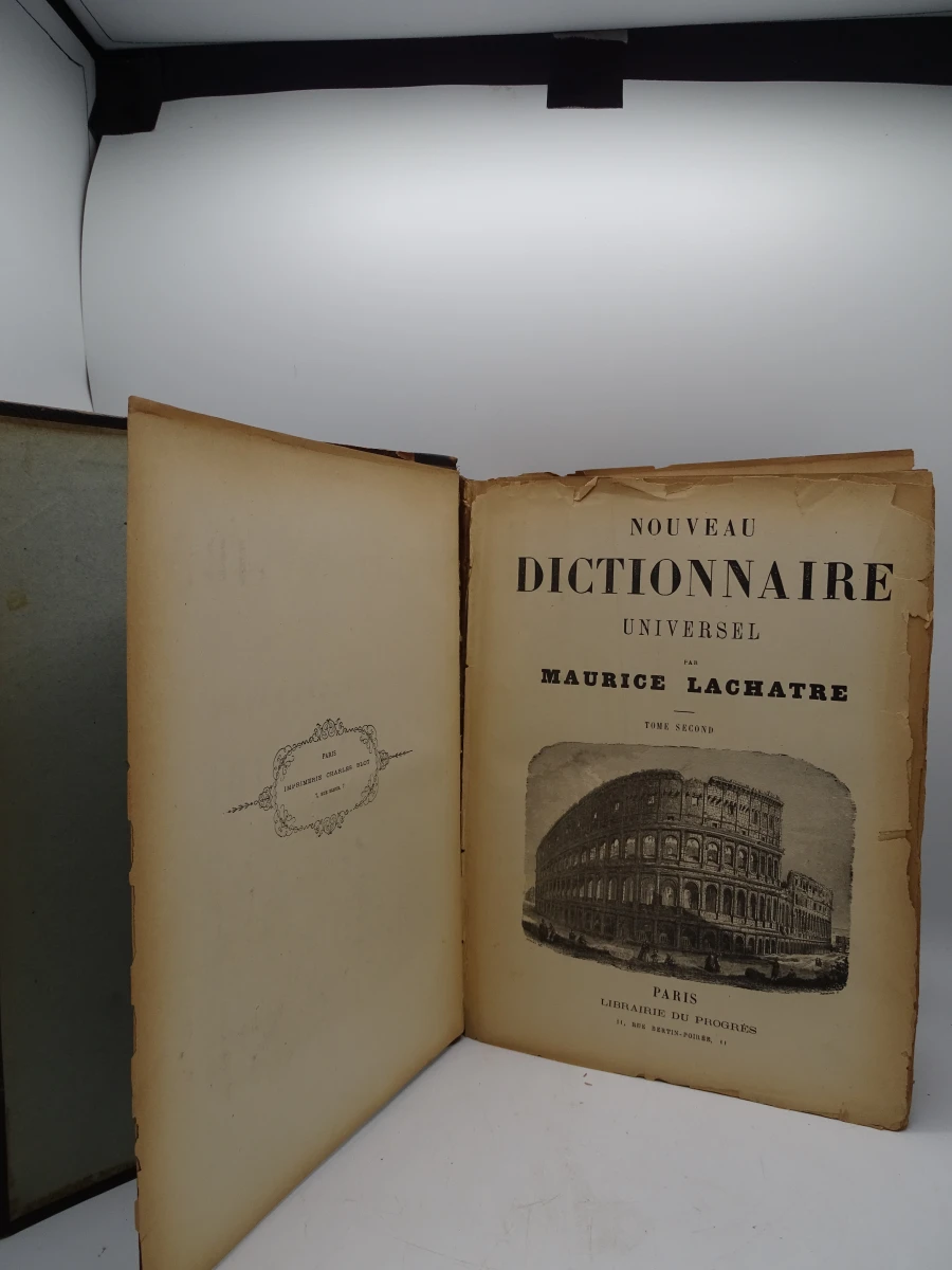 Oude set woordenboeken Dictionnaire Universel Maurice Lachat - foto 2