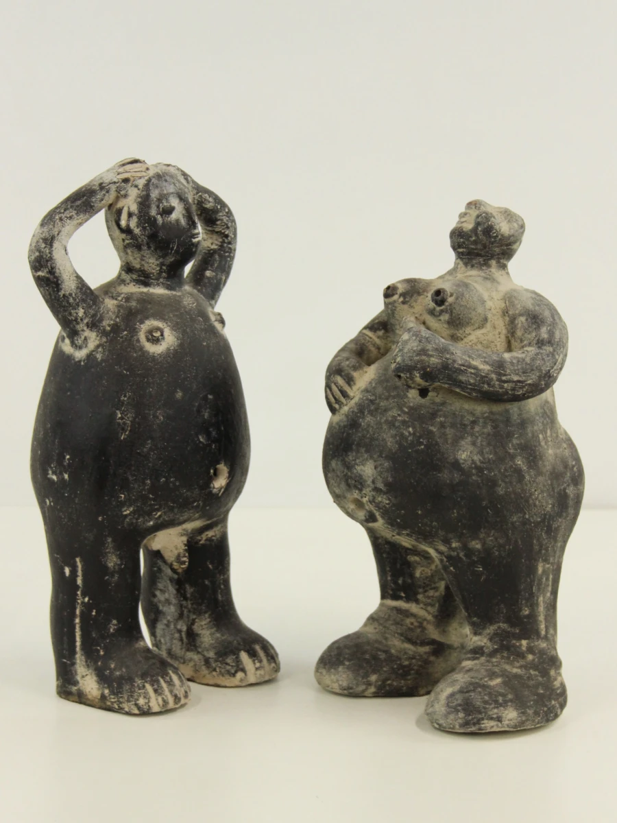 Set van 2 decoratieve Mexicaanse keramische beelden - foto 2