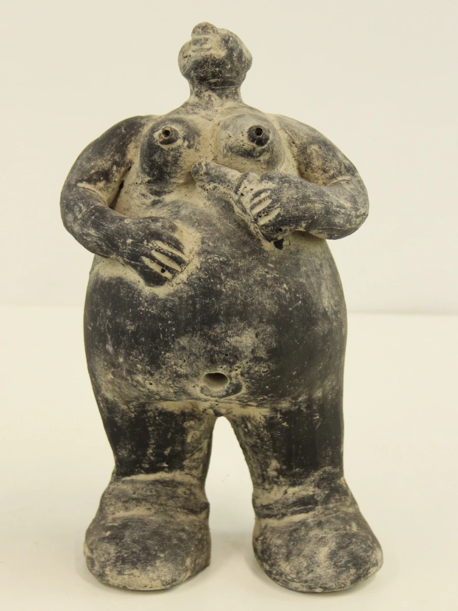 Set van 2 decoratieve Mexicaanse keramische beelden - foto 3