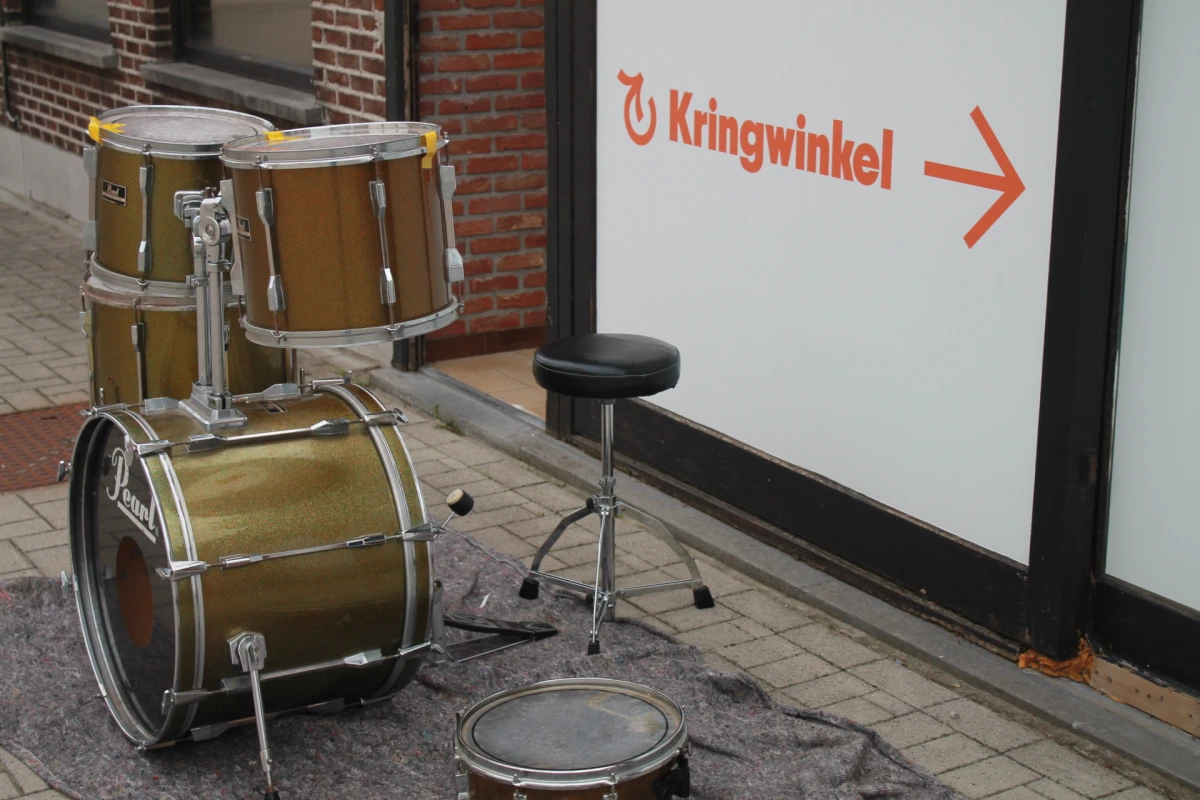 Vintage Pearl drumstel - foto 3