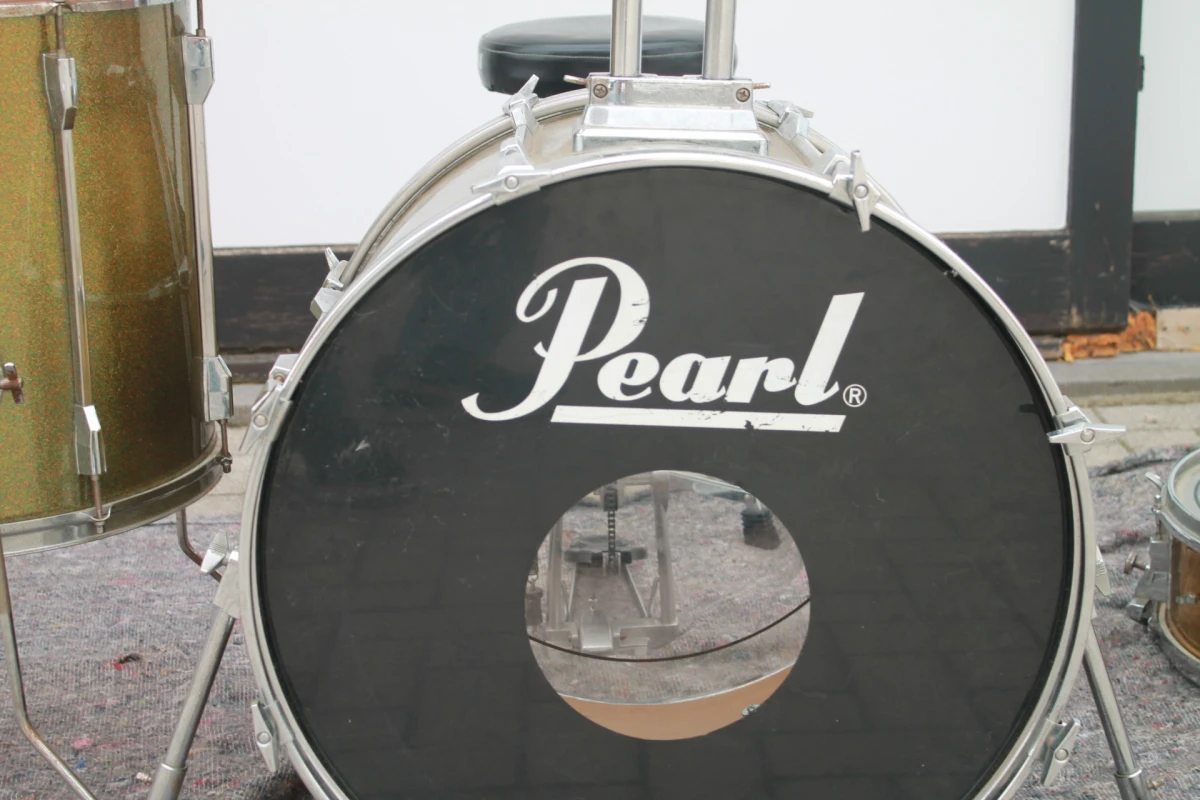 Vintage Pearl drumstel - foto 6