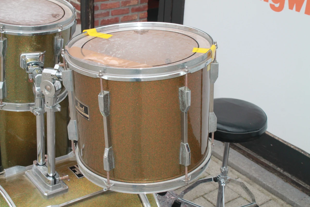 Vintage Pearl drumstel - foto 10