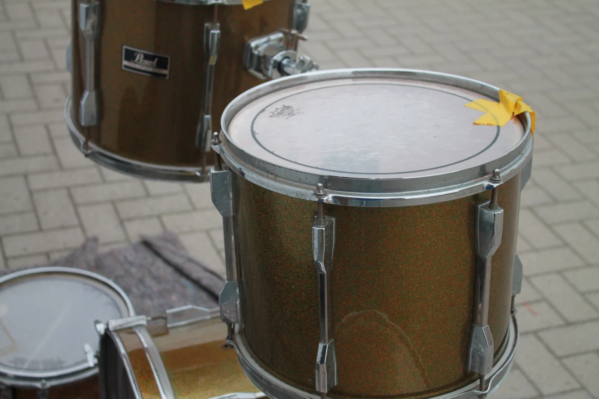 Vintage Pearl drumstel - foto 9