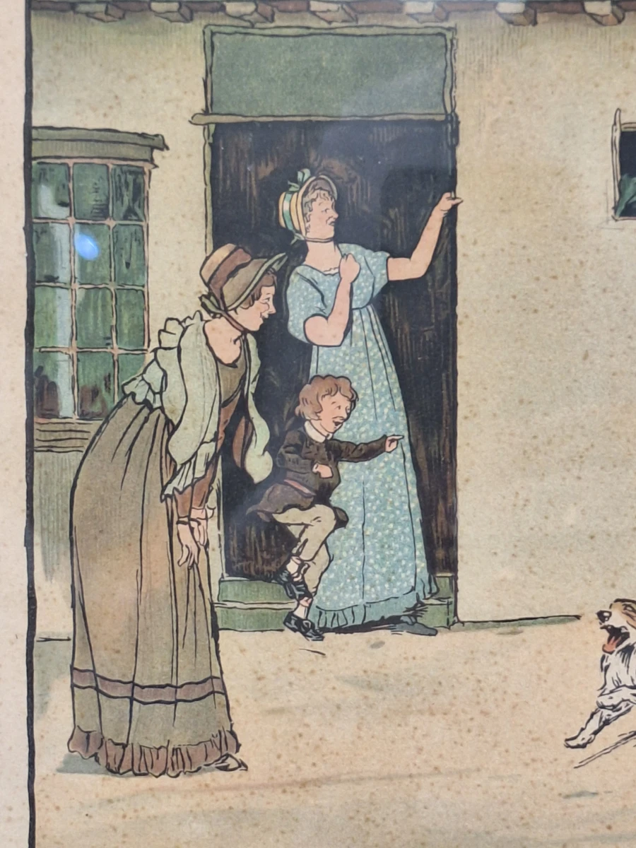 Good Morning, Mrs. Flanagan en Good Morning, Squire Brown - set van twee kleurrijke prenten - Cecil Aldin - foto 19
