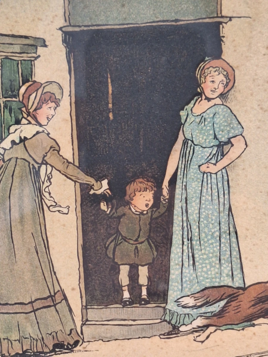 Good Morning, Mrs. Flanagan en Good Morning, Squire Brown - set van twee kleurrijke prenten - Cecil Aldin - foto 11
