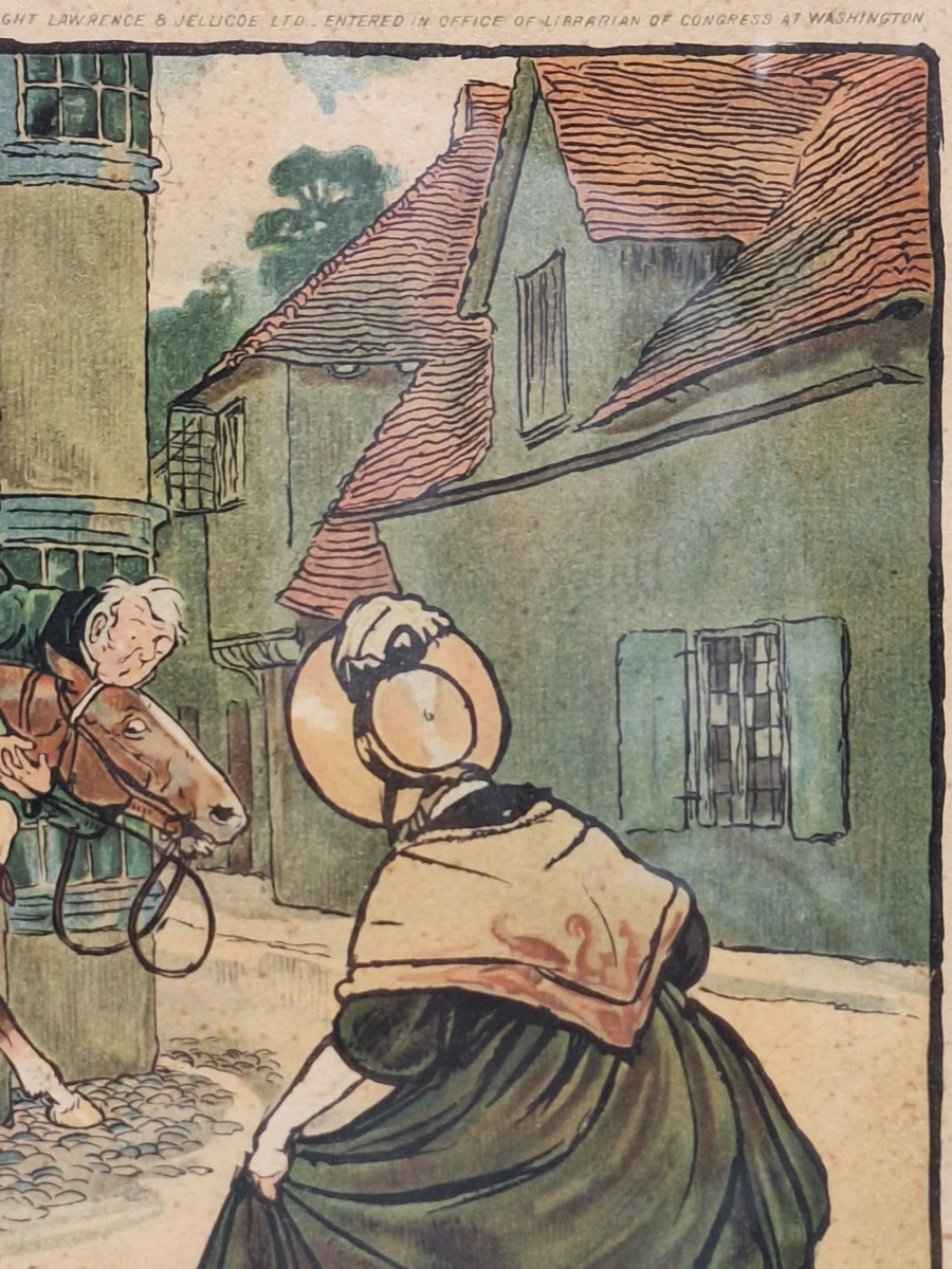 Good Morning, Mrs. Flanagan en Good Morning, Squire Brown - set van twee kleurrijke prenten - Cecil Aldin - foto 17