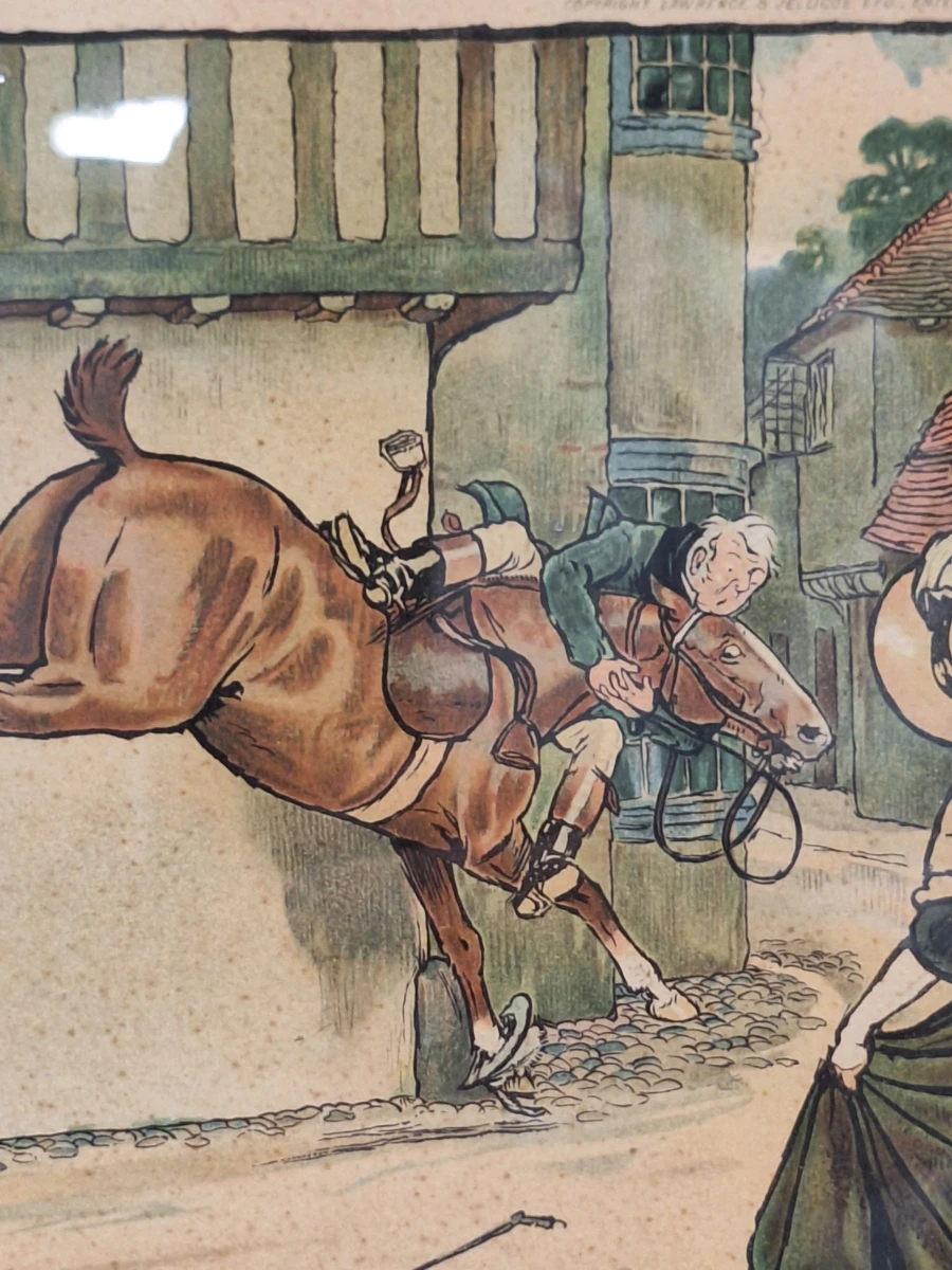 Good Morning, Mrs. Flanagan en Good Morning, Squire Brown - set van twee kleurrijke prenten - Cecil Aldin - foto 18